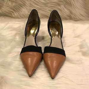 Michael Kors D’Orsay 2 tone Heels