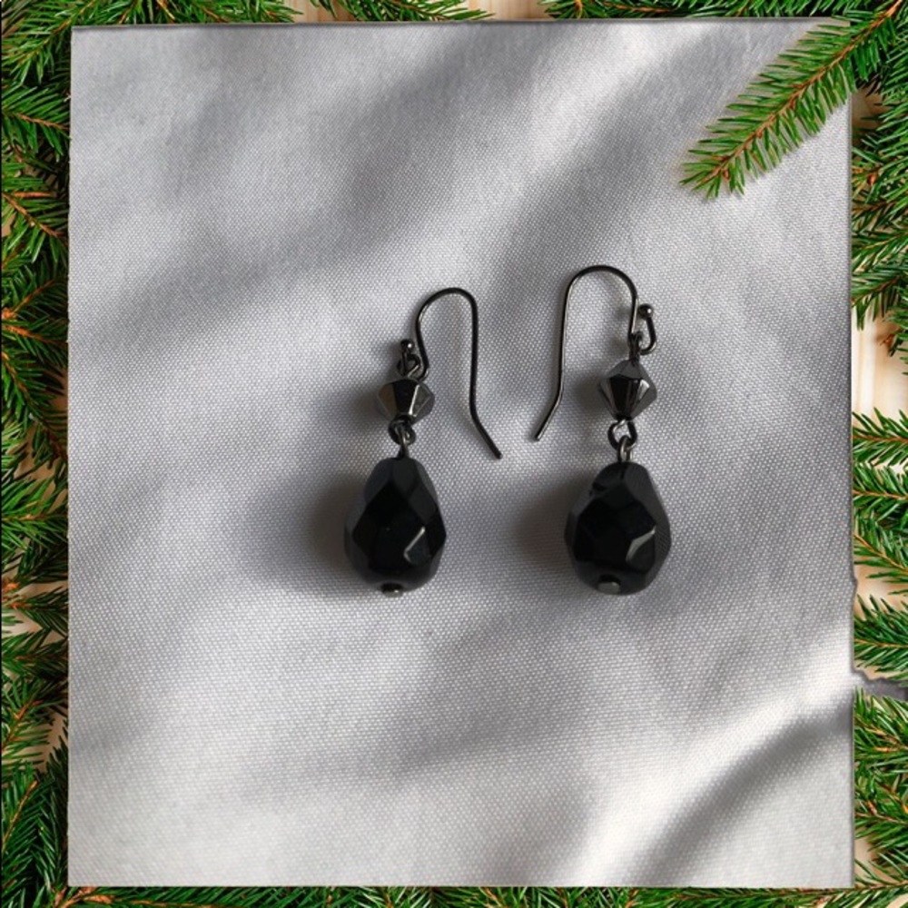 Earrings to go with your little black dress!