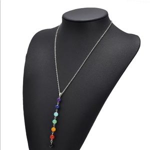 💥PRICE DROP💥 7 Chakra Crystal Quartz Necklace.