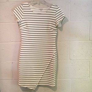 Black and White Tight Dress