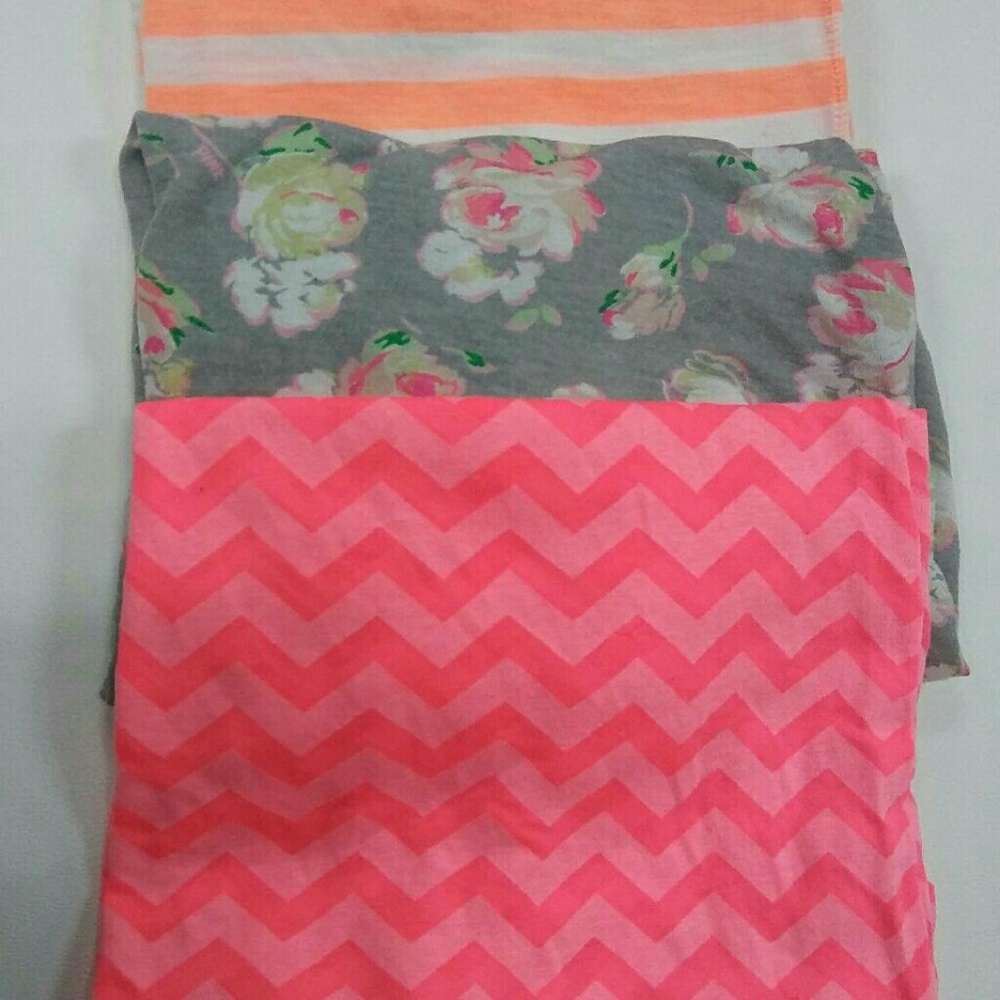 Pink by v.s. 3 pack of cotton shirts