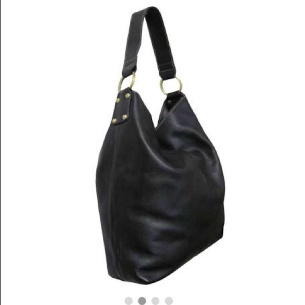 Gorgeous pebbled leather hobo bag