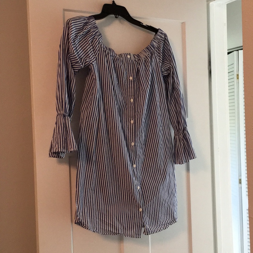 Off-the-shoulder dress