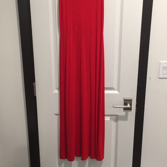 Long sleeveless Dress red-orange XS Vince Camuto - Picture 4 of 4