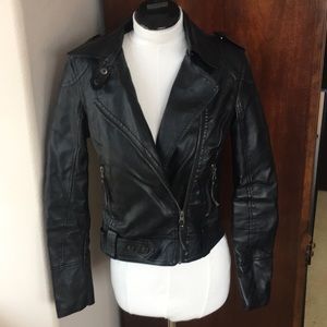 Faux-Leather Jacket