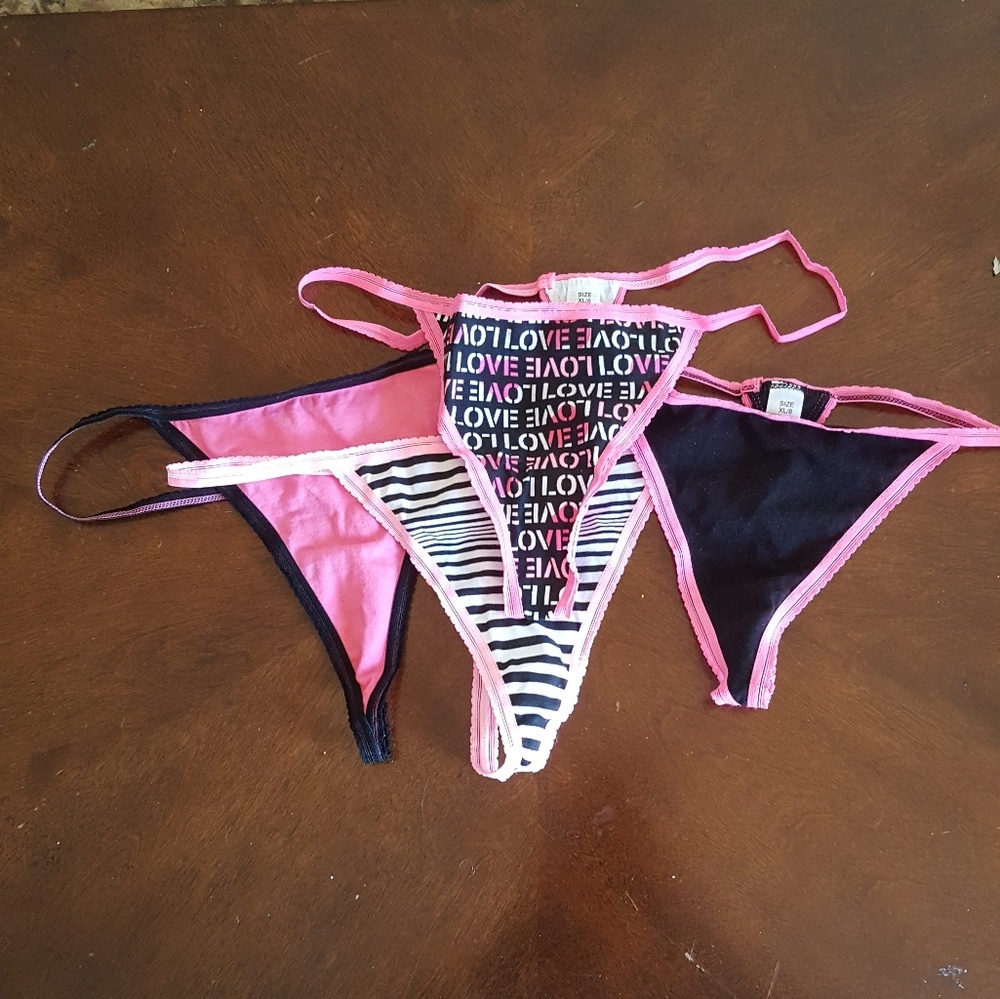 Lot of Four Cotton Thongs