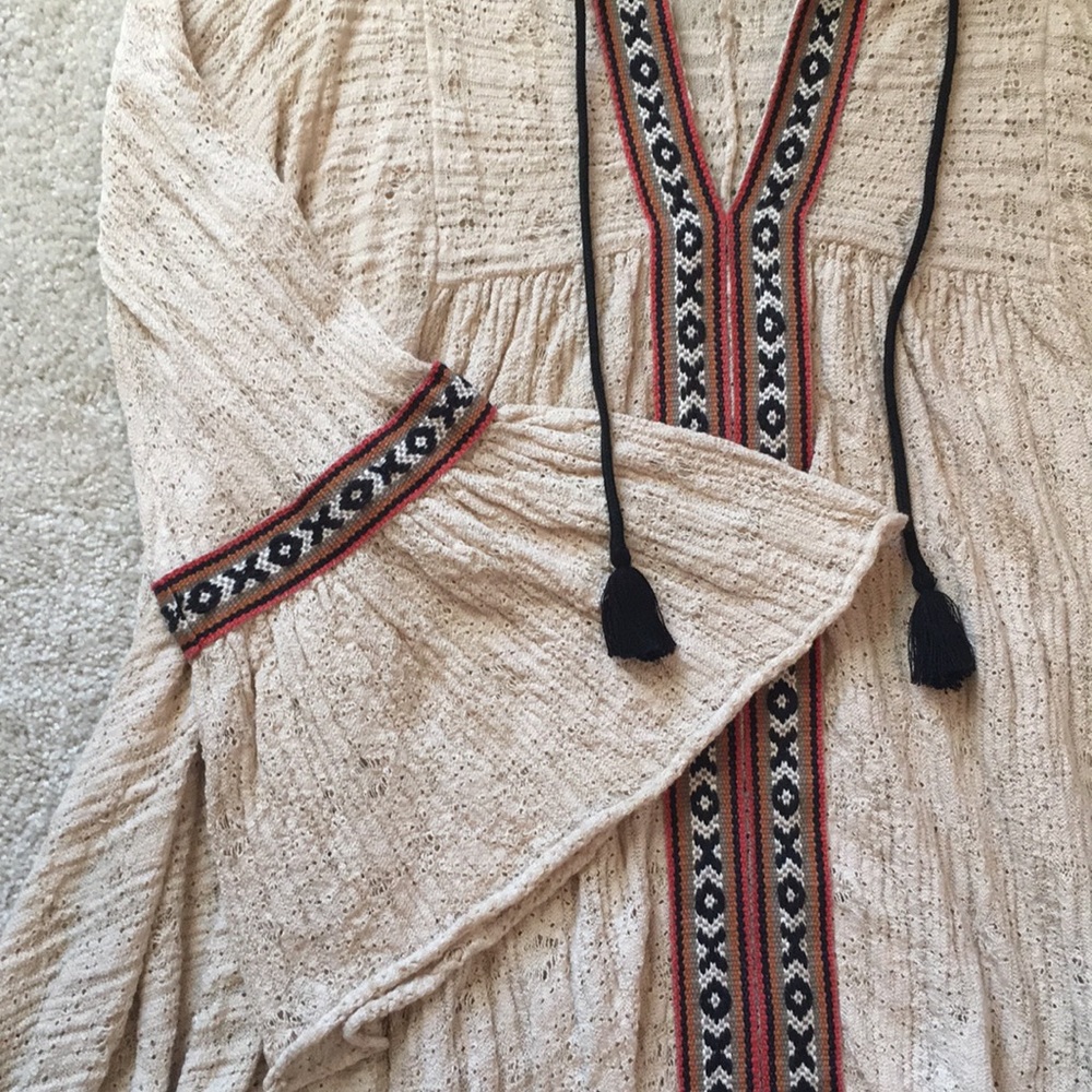 Free People Asymmetrical Super Flowy Pirate Top