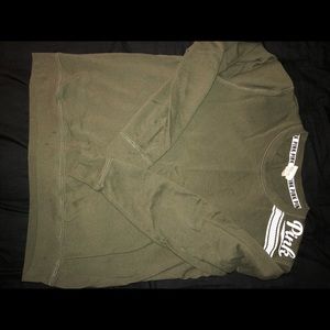 Olive green sweatshirt