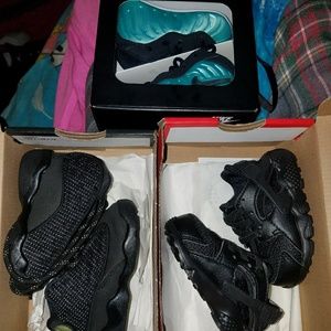 Jordan's foams and huarache