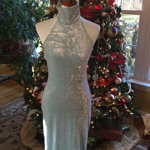 Gorgeous crushed velvet gown