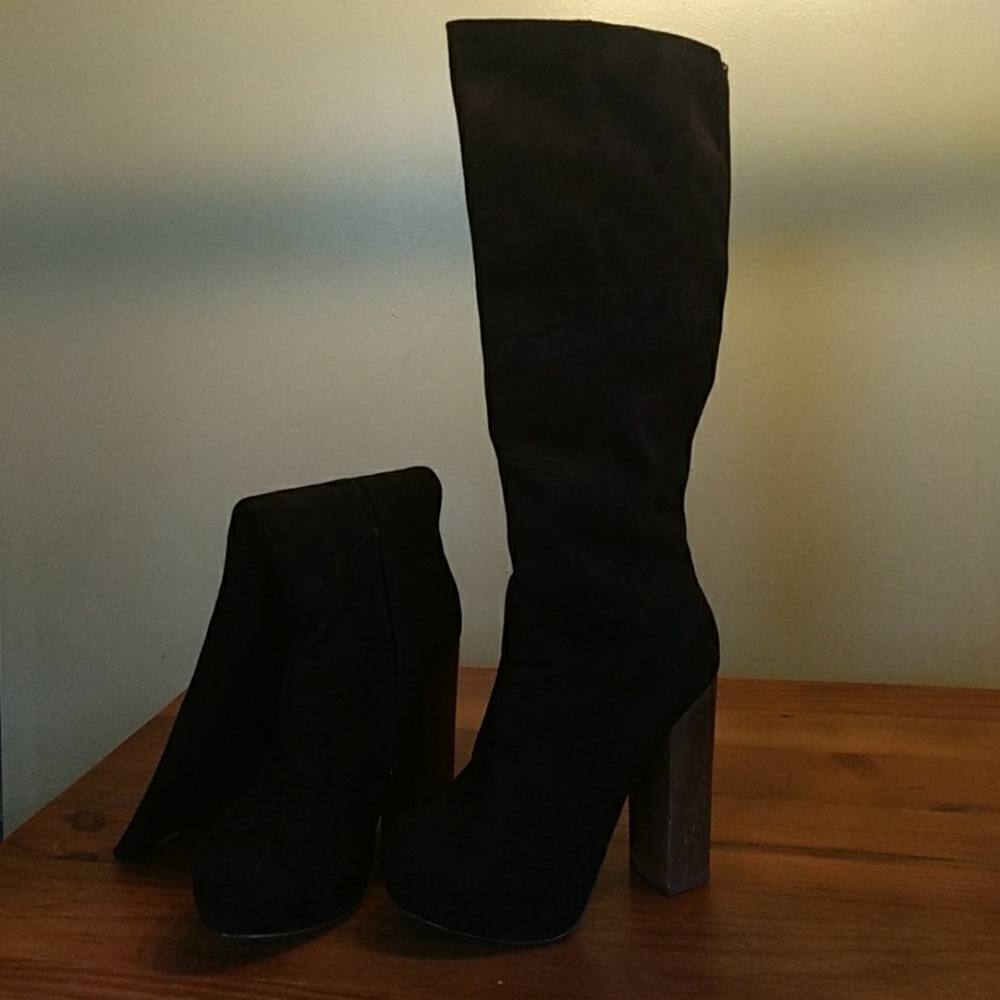 Sole Freedom by Luichiny Knee-high platform boots