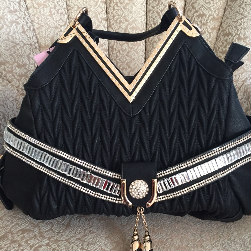 Studded purse