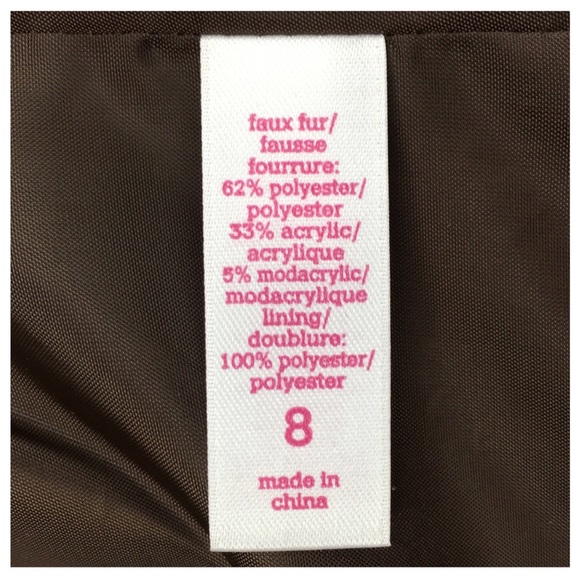 Justice Faux Fur Vest - Picture 3 of 4