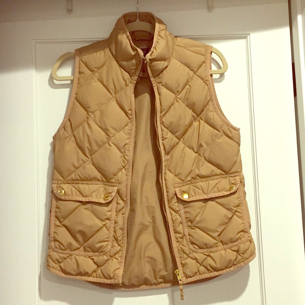 J crew excursion quilted down vest