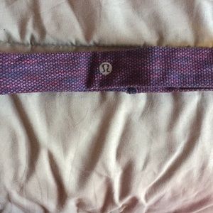 Lululemon headband - pattern skinny velvet