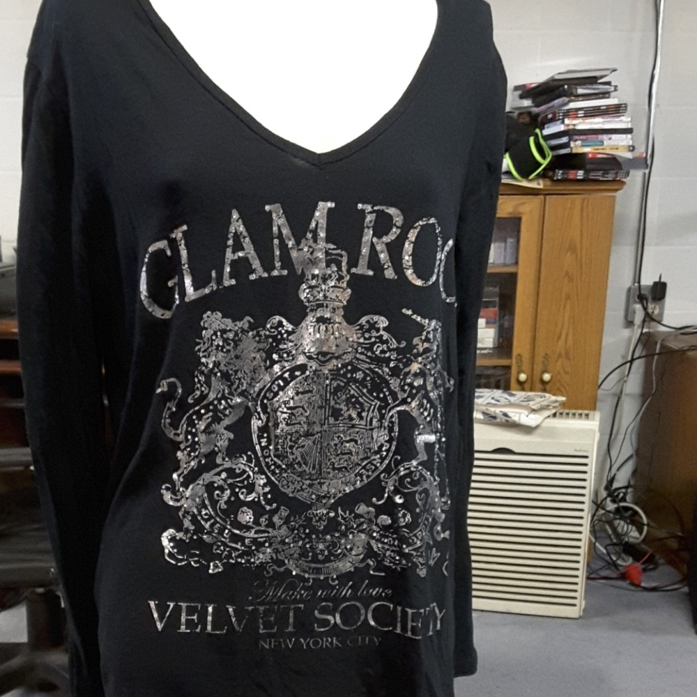 Lane Bryant L/S knit top with hood size 18/20