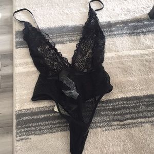 Black lingerie/bodysuit