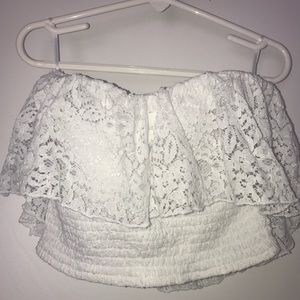 Lace crop top