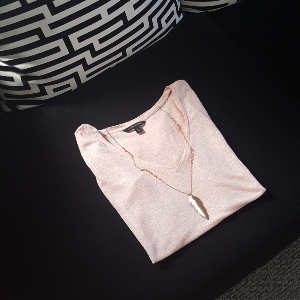 Banana Republic Sparkly V-Neck
