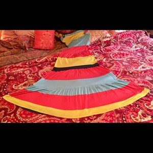 American Rag Color-Block Jersey Maxi Skirt