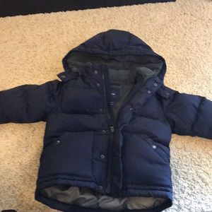 Gap Navy Puffer Jacket with hood