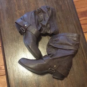 Cowboy style booties