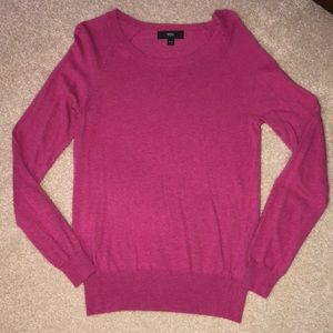 Pink knit sweater