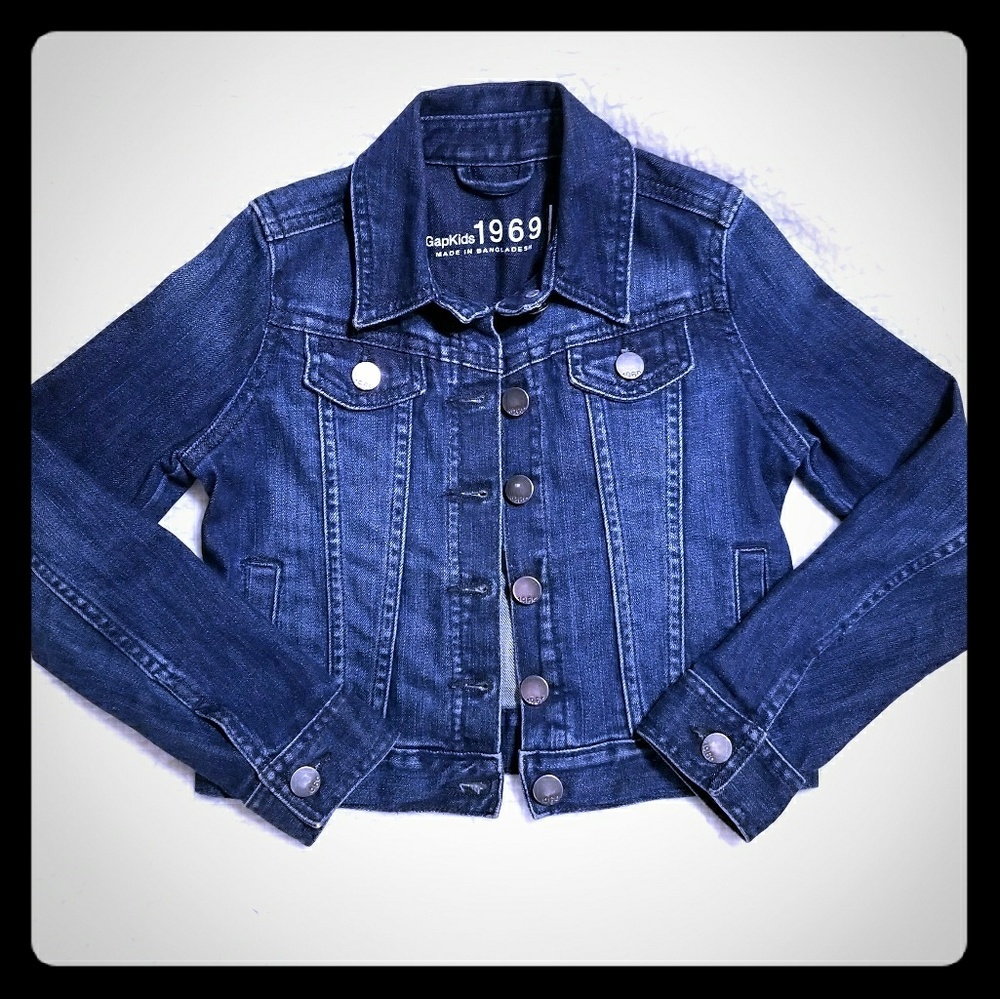 Gap Kids Denim Blue Jean Jacket Small