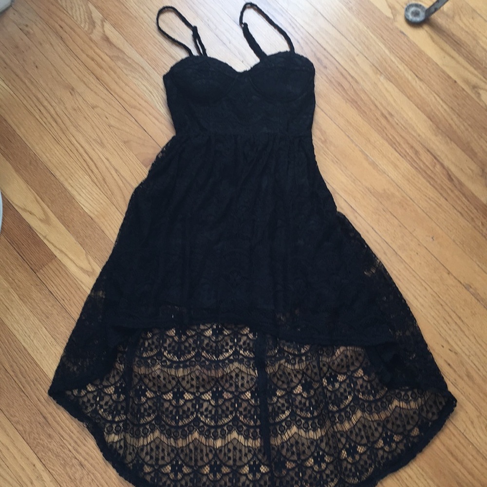 Black Lace Corset Dress, by LF (signature 8)
