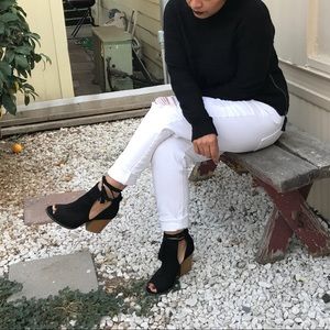 Celebrity Pink White Jeans