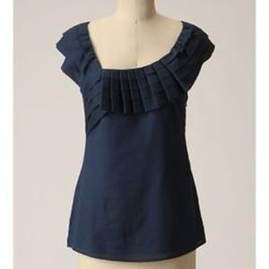 Anthro Baraschi Ruffle Blouse