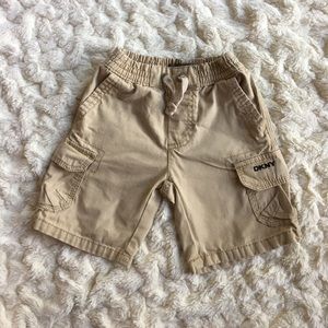 DKNY khaki cargo shorts size 3t