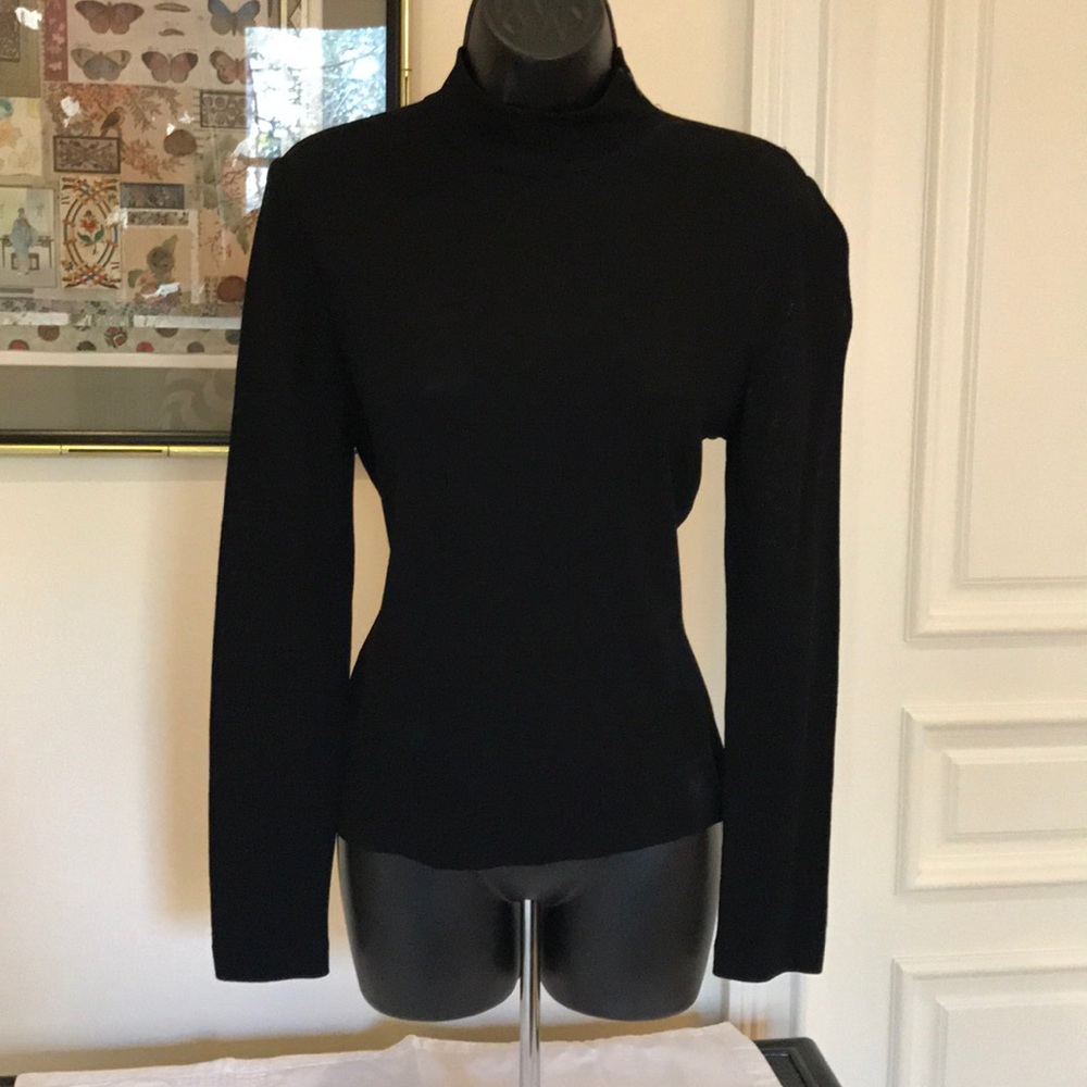 St. John zipper turtle neck