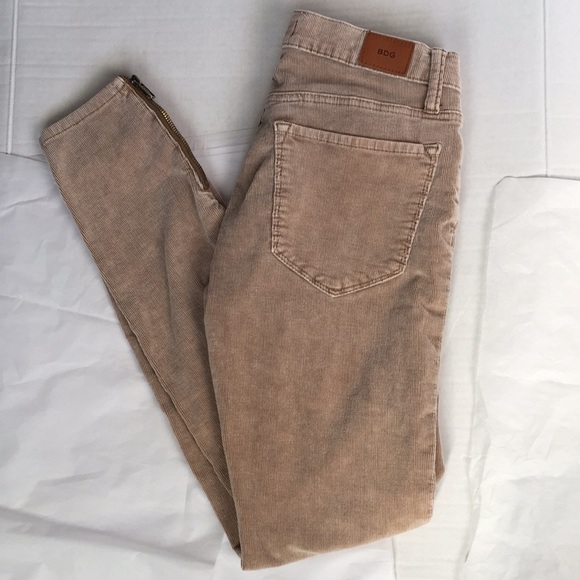 Urban Outfitters Pants - Urban Outfitters Tan Ankle zip Corduroys!