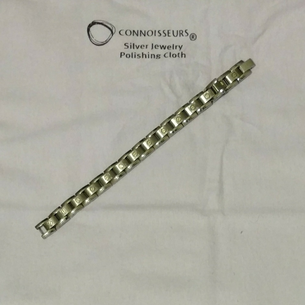 Stainless steel and 14K gold Men's Bracelet