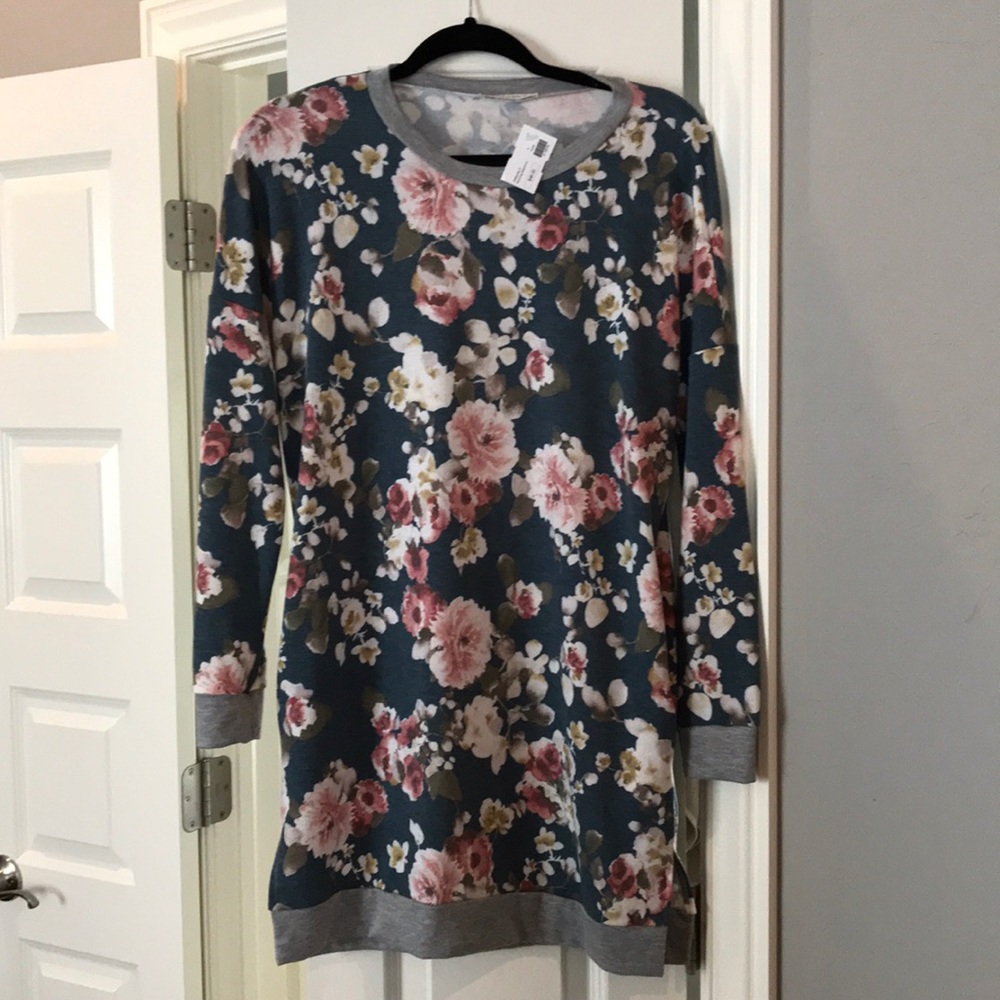 New With Tags Floral Tunic Dress