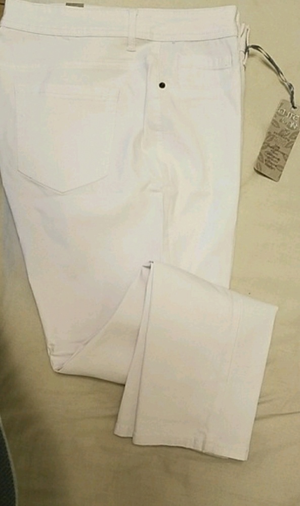 Elite white stretch pants