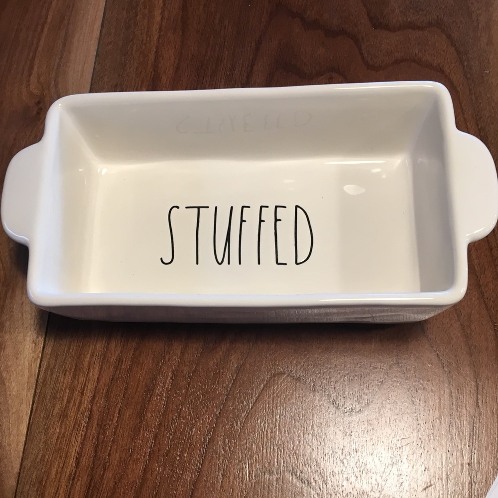 NWT Rae Dunn "stuffed" ceramic loaf pan