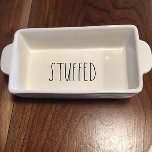 NWT Rae Dunn "stuffed" ceramic loaf pan