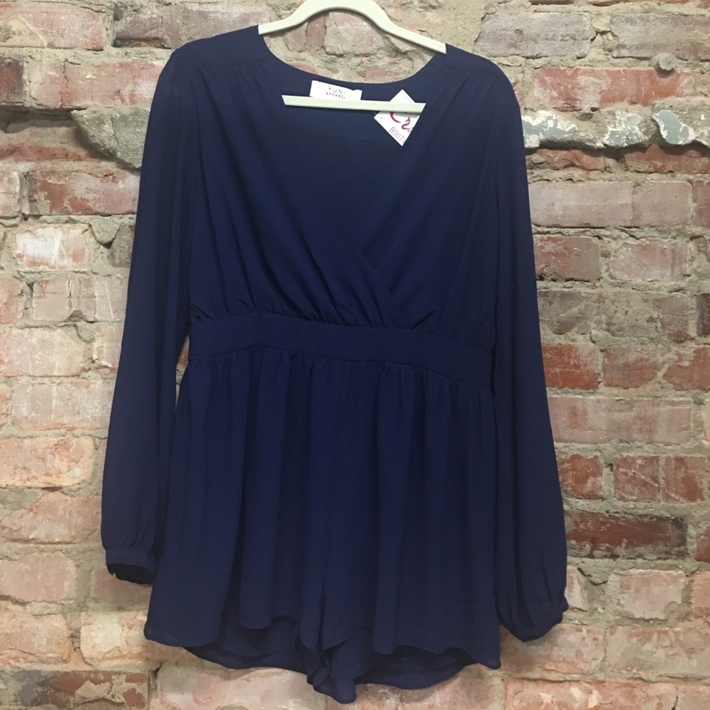 Blue Romper
