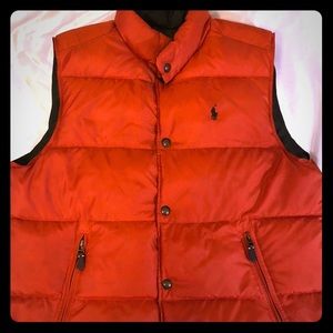Ralph Lauren Reversible XL Orange Vest sleeveless