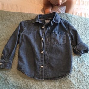 Carters Chambray boys shirt