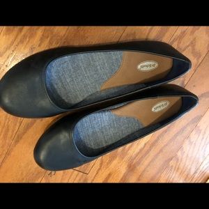Black flats size 10