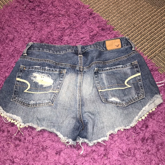 american eagle blue jean shorts!! - Picture 2 of 2