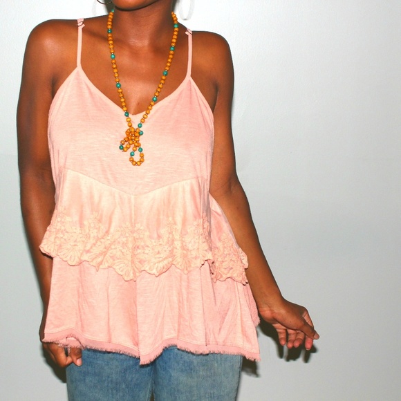 Pink Ruffle Blouse - Picture 2 of 3