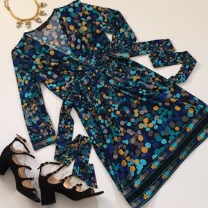 BCBG Faux Wrap Dress XSP