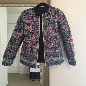 Lilly Pulitzer reversible puffer coat