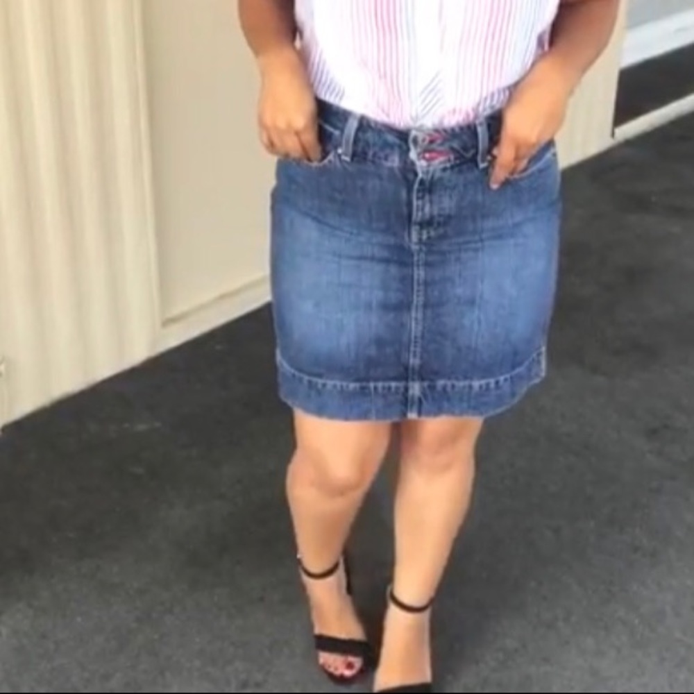 TOMMY HILFIGER jeans skirt