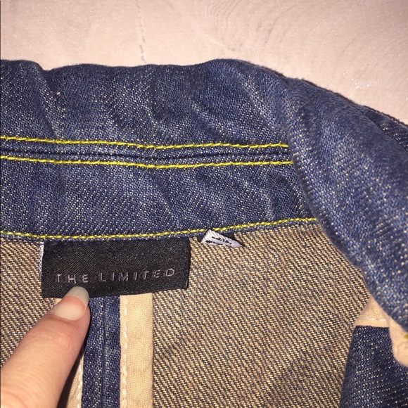 Limited Denim Jean Blazer Medium - Picture 3 of 5