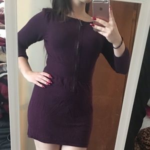 Dark purple dress